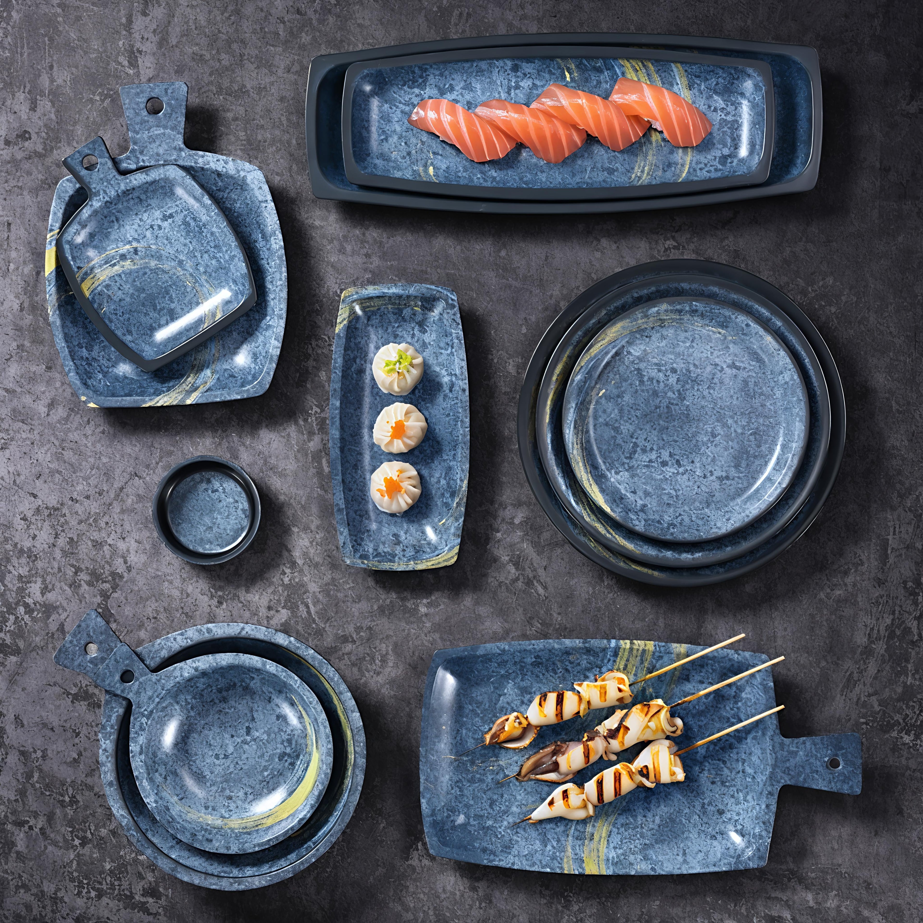 Bluestone Gold Tableware Series