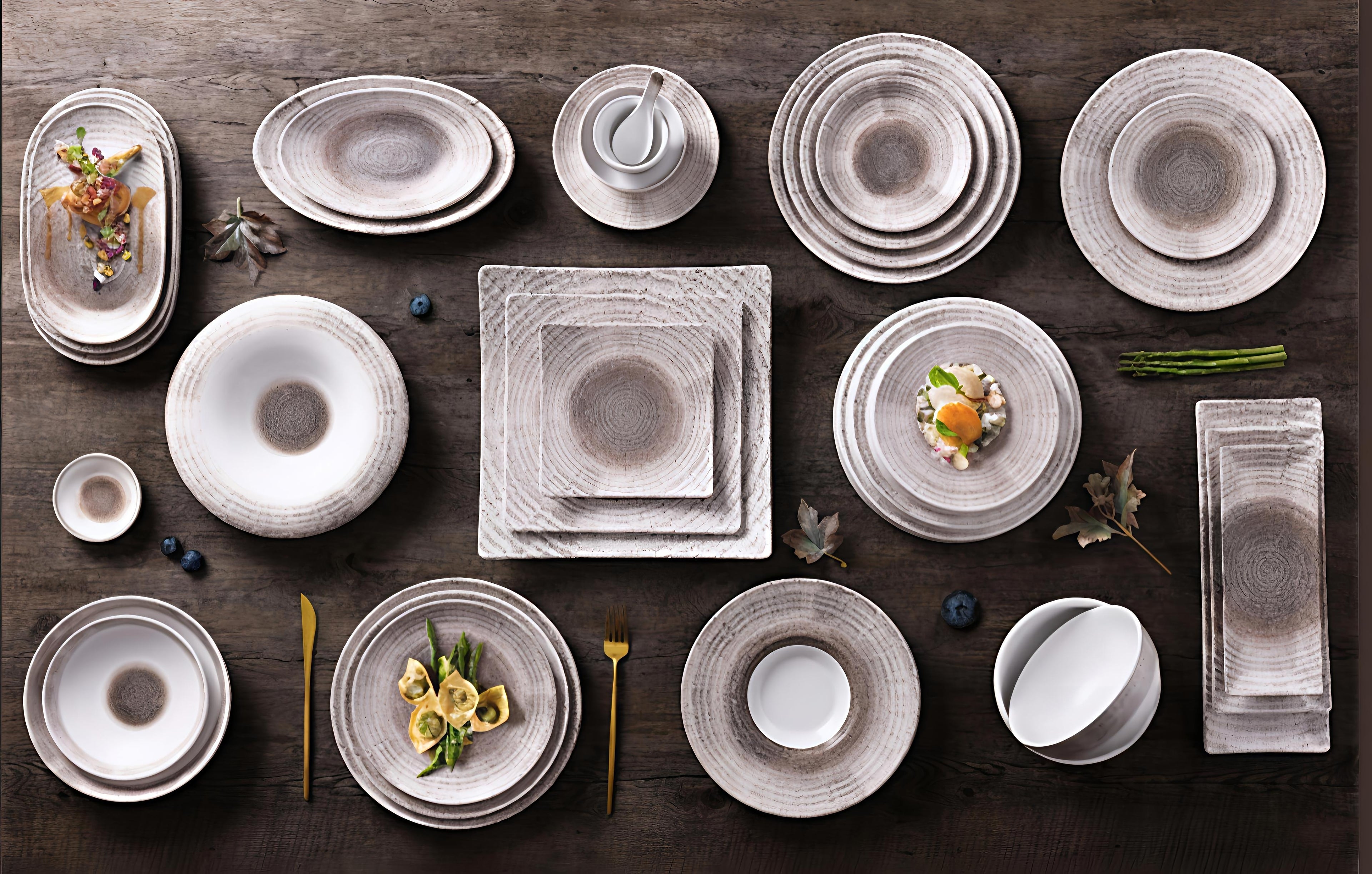 Frosted Melamine Tableware